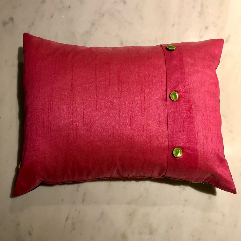 New ABC Home Embroidered Throw Pillow - Picture 2 of 5